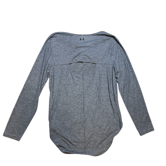 Under Armour Women’s M Grey Breathe Long Sleeve Shirt Performance Activewear - Picture 7 of 7
